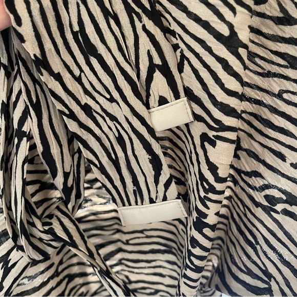Nanushka Hierro Zebra Print Long Sleeve Minidress, Small - Picture 13 of 14